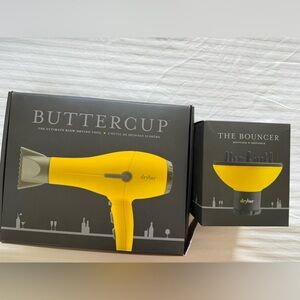 Drybar Buttercup Blow Dryer with Bouncer Diffuser -  new w/o tags never used